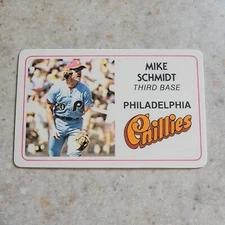 Mike Schmidt 1981 Perma-Graphics Topps Credit Card Philadelphia Phillies 