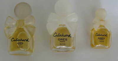 3 Miniatures Parfum ''Cabochard de Grès''