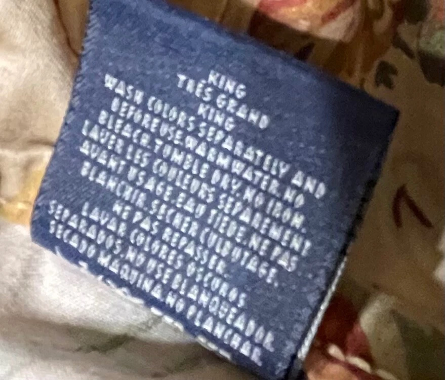 Pieza de tela y volantes Ralph Lauren Ginebra satén de algodón egipcio - Excelente Foto 3 de 4