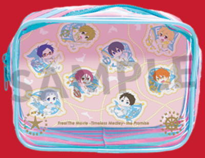 RARE NEW OFFICIAL Free! Timeless Medley: The Promise Clear Pouch Limited Edition