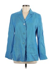 Essential Elements Women Blue Blazer M