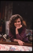 Who's the Boss Alyssa Milano Photo Shoot Original 35mm Transparency Stamped 1986