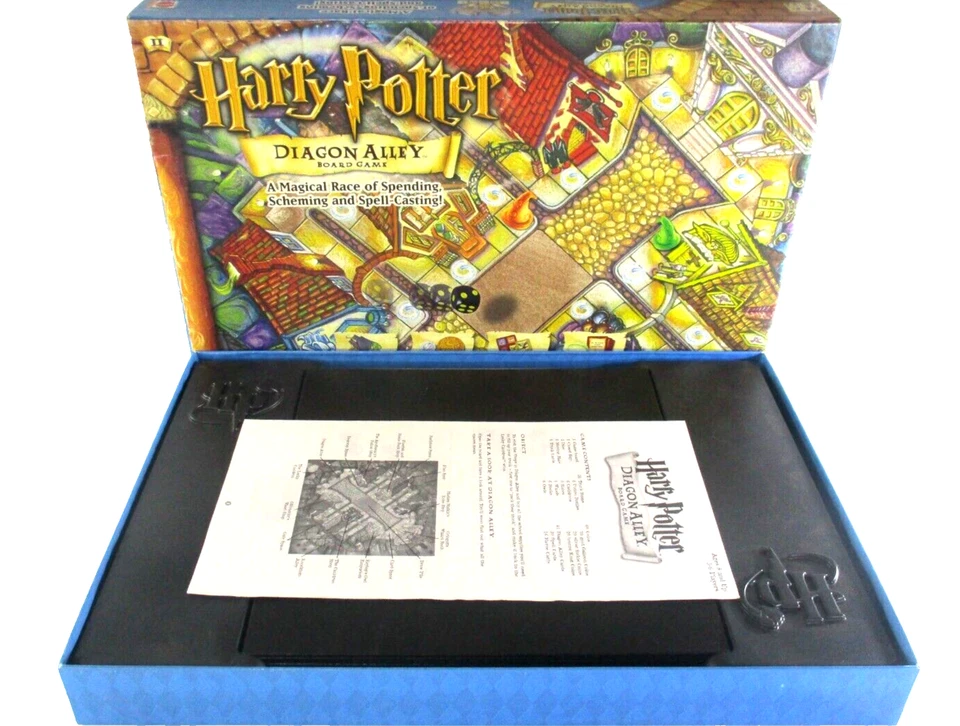 Harry Potter Diagon Alley Boardgame Ages 8+ 3-6 Players 2001 Warner Bros VGC - Image 2 of 4