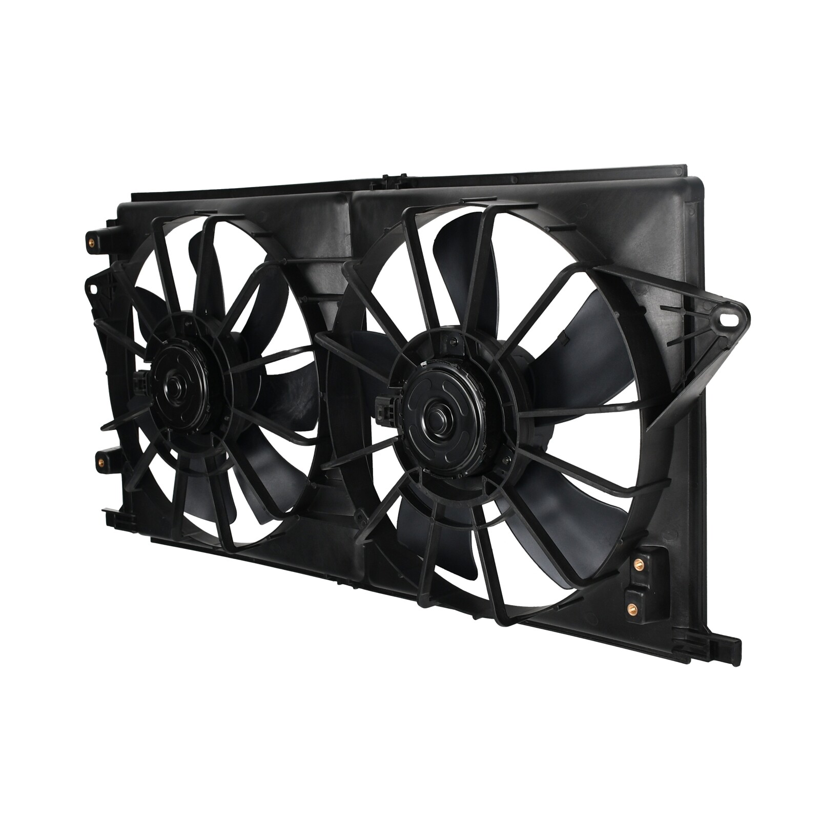 For 2006-2011 Buick Lucerne Cadillac DTS Dual Radiator Cooling Fan Assembly