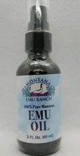 Montana Emu Ranch 100% Pure Montana Emu Oil 2 Fl Oz