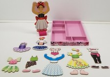 R Melissa  Doug Nina Ballerina Magnetic Wooden Dress-Up Set