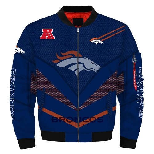 Denver Broncos Men's Flight Bomber Jacket