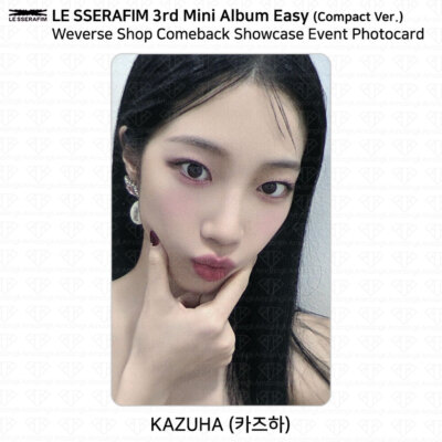 Le Sserafim 3rd Mini Album Easy Weverse Shop Comeback Showcase