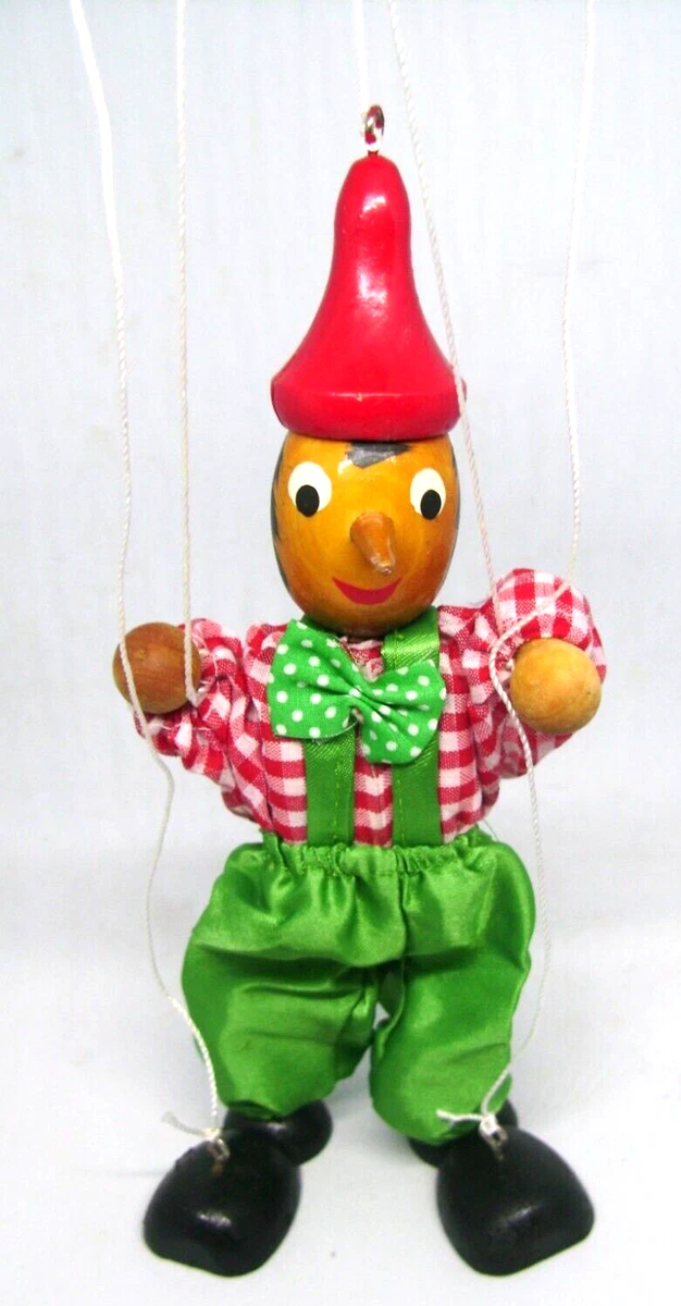 Véritable Marionnette Ancienne En Bois – Objet De Collection, Vintage