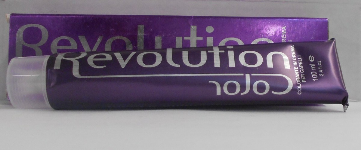 REVOLUTION COLOR Professional Permanent Hair Color Cream ~ 3.4 fl
