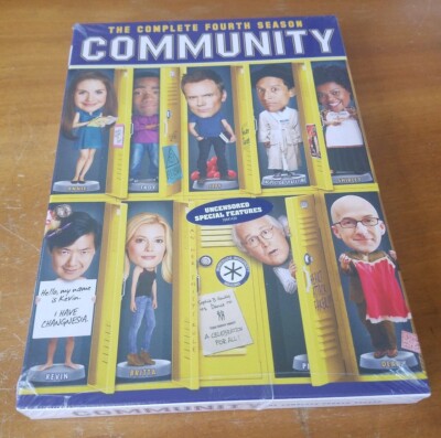 Community: The Complete Fourth Season (DVD, 2013, 2-Disc Set) 4 tv show NEW