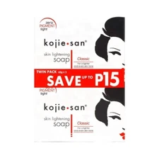 Original Kojie San Skin Lightening Kojic Acid Soap 65g x 2 Bars Expires 11/2028