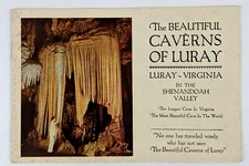 1940s Caverns of Luray Virginia Shenandoah Valley Vintage Travel Booklet Info