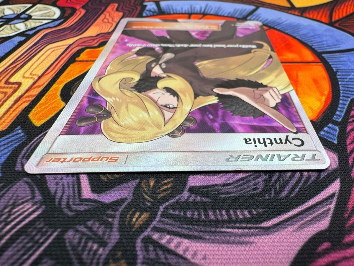 CYNTHIA FULL ART TRAINER- POKÉMON 148/156 SL5 ULTRA PRISM CYNTHIA FULL ART TRAINER- POKÉMON 148/156 SL5 ULTRA PRISM