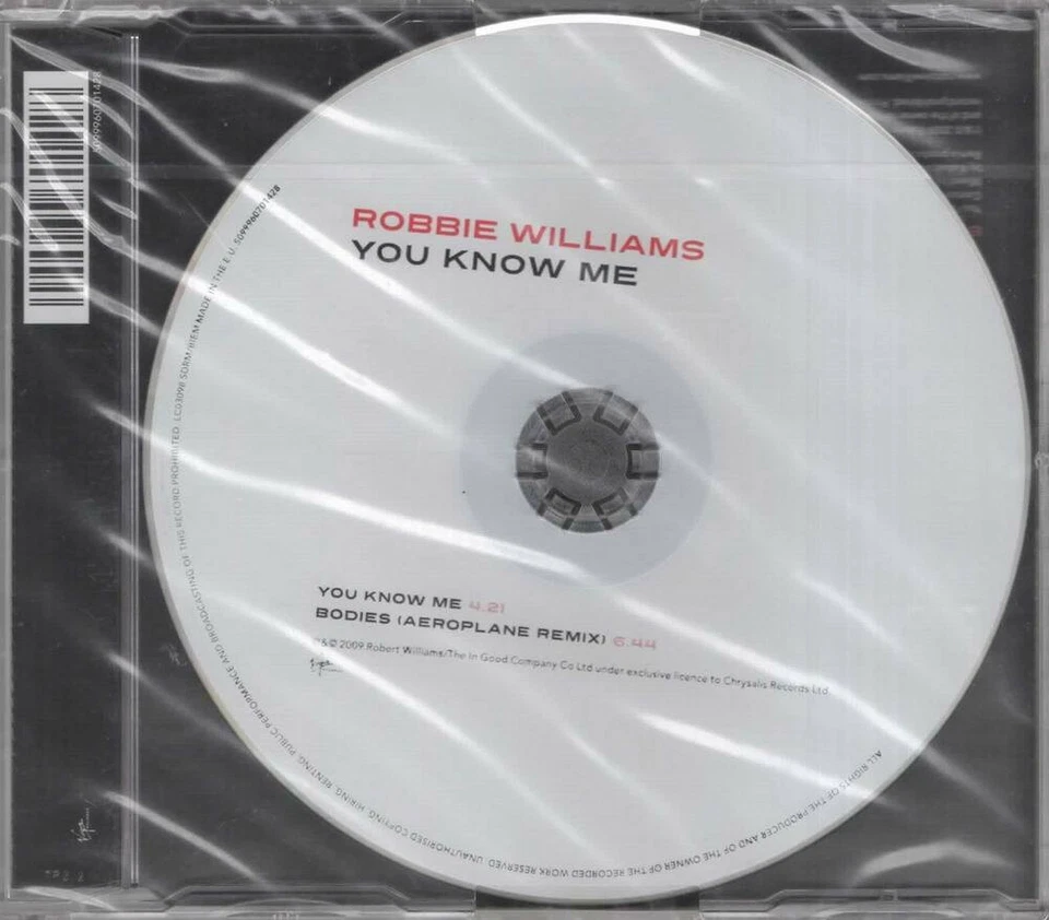 Robbie Williams You Know Me Maxi CD NEU Bodies Aeroplane Remix - Bild 2 von 2