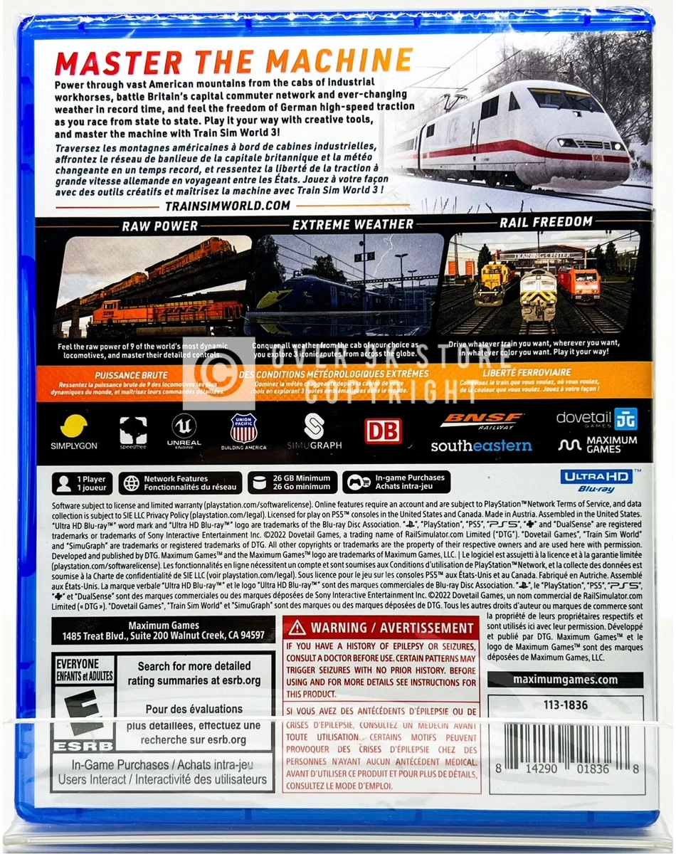 Definición Melancolía dormir Train Sim World 3 - PS5 - Brand New | Factory Sealed 814290018368 | eBay Definición Melancolía dormir Train Sim World 3 - PS5 - Brand New | Factory Sealed 814290018368 | eBay