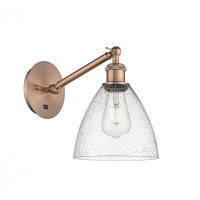 Innovations Ball Brist 7.5'' 1-L 318 LED Sconce, CP/SD - 317-1W-AC-GBD-754-LED