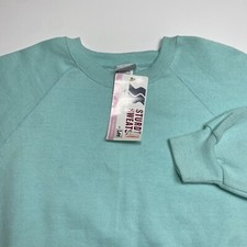 Vintage Sturdy Sweats By Lee Lt Green Sweatshirt Ladies Size XXL Made in USA