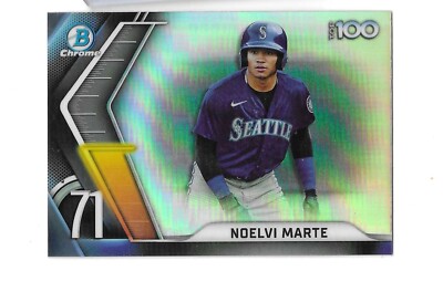 2022 Bowman #BTP-71 Noelvi Marte Bowman Scouts' Top 100
