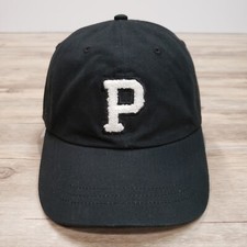 Pink Victoria Secret Hat Cap Strap Back Blue Cotton Puffy P Logo Adjustable