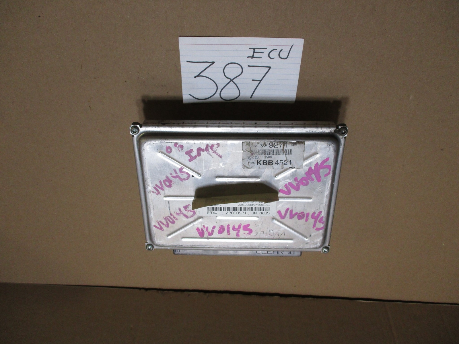 2005 Chevrolet Impala #387  Engine Computer ECM ECU 12582720
