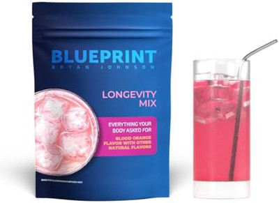 Blueprint Bryan Johnson Longevity Mix Muscle Builder & Recovery Supplement Promo