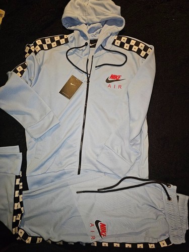 MEN NIKE Sportwear Tracksuit Sweatsuit *SKY BLUE* Size SMALL (FREE SHIPPING) - Picture 6 of 6
