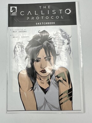 The Callisto Protocol Collector's Edition Sketchbook Comic Book Sealed