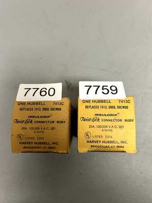 Hubbell 7413C Twist Lock Plug