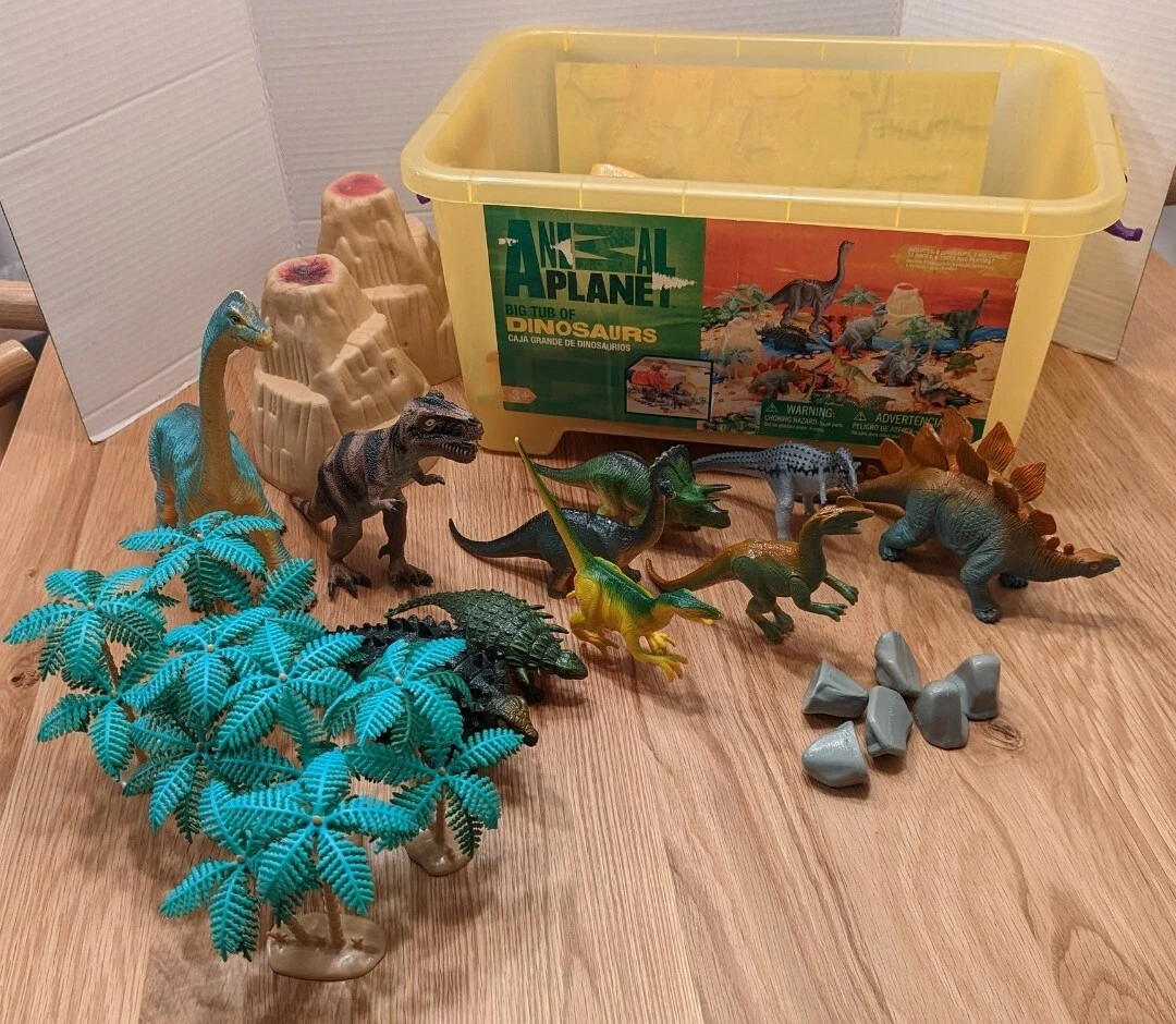 Animal Planet S Big Tub Of Dinosaurs 40 Piece Set