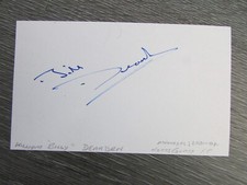 Bill Dearden Notts County Football Manager Original Hand Signed Card