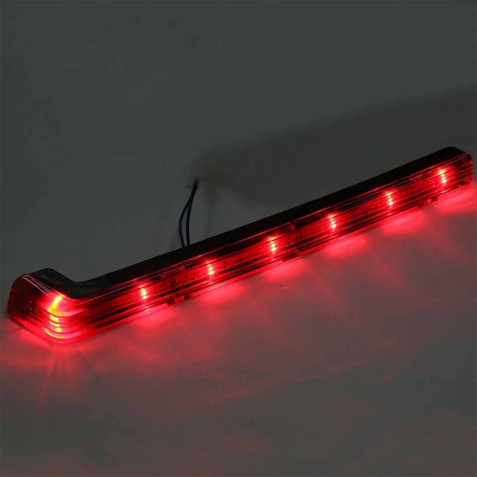 LED Side Marker Lights For Harley Touring 2006-2024 - Red Lens, Black Housing (Pair) 10 thumbnail image