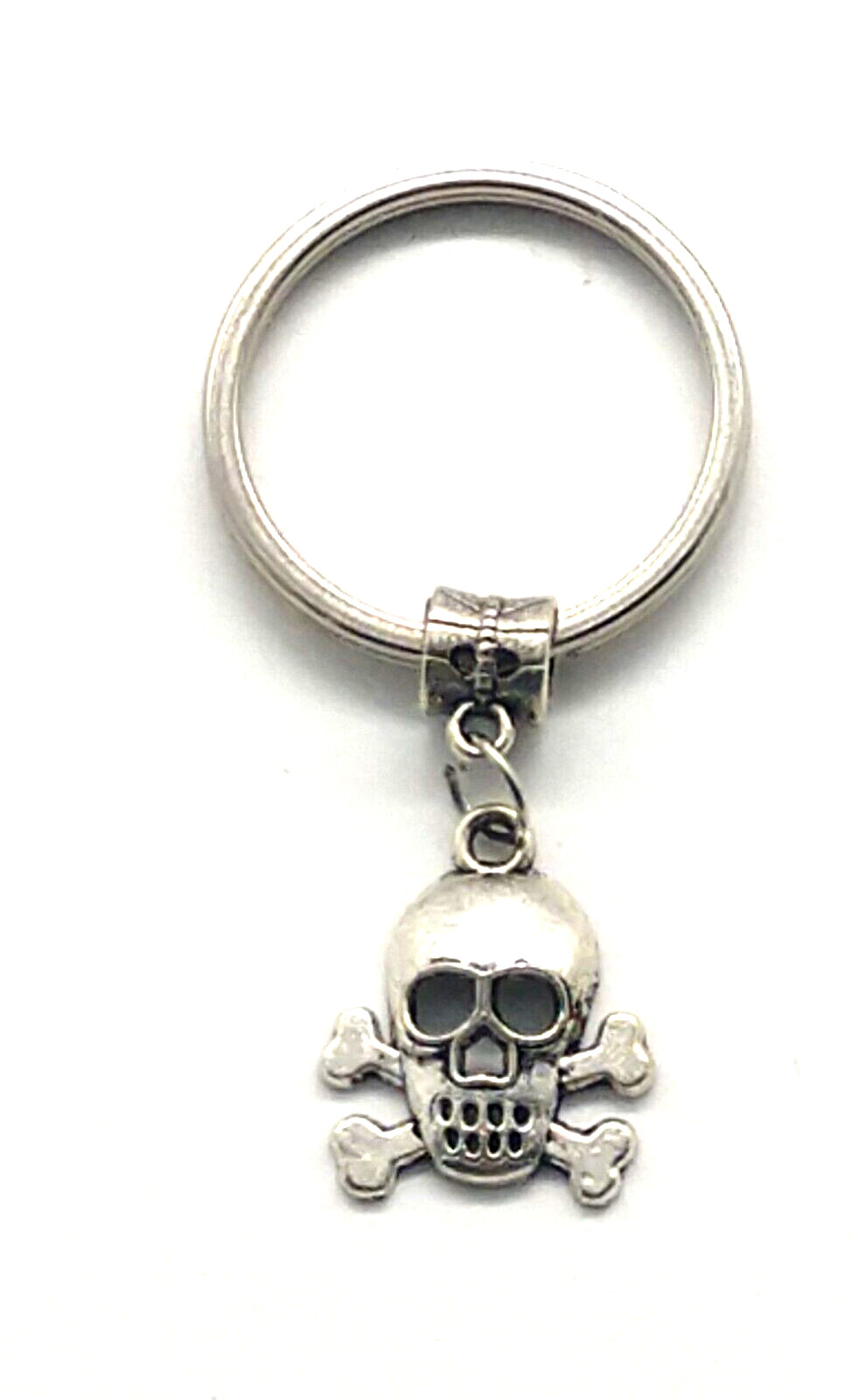 Vintage Skull Bones Mask Motorcycle Rat Rod Keychain Keyring