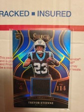 2025 Panini Select - Draft Selections Memorabilia Trevor Etienne  Blue Prizm Rc