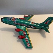 Showa Retro Tin U.S. AIR FORCE Airplane