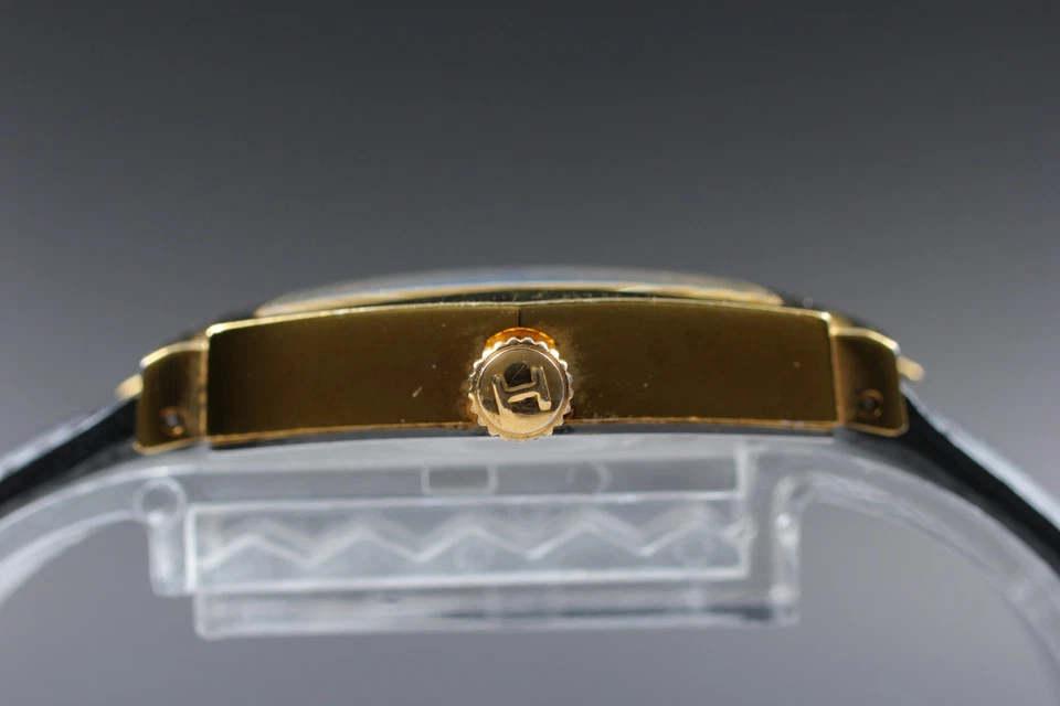 [Near MINT] HAMILTON Ventura 6334 Gold Silver Dial Quartz Women's Watch - image 4 of 4