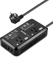 European Travel Plug Adapter 220V To 110V Voltage Converter US To Europe 2000W