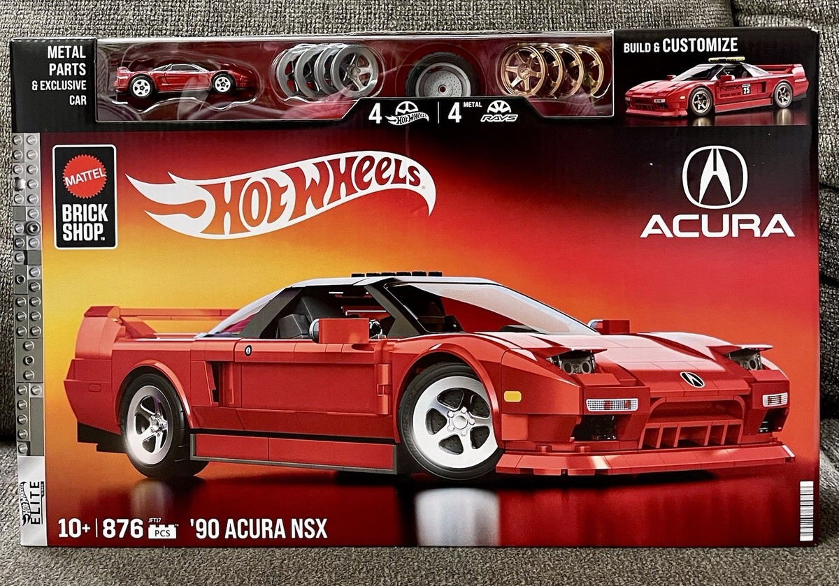 Mattel Brick Shop Hot Wheels Elite Series '90 Acura NSX