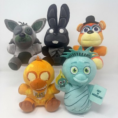 Lot Of 5 Funko Five Nights At Freddy s Plush Chica Security Breach Shadow Bonnie