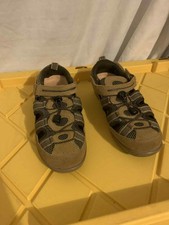 Orthofeet Naples Two Way Strap Sandal Sneaker Women 9 Wide Tan Brown G55G 