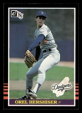 1985 Donruss Baseball Card #581 Orel Hershiser