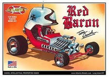 Atlantis Models 1/24 Tom Daniel Red Baron Show Rod Plastic Model Kit 6740