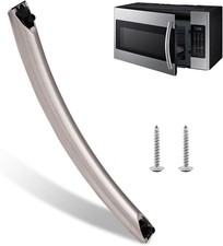 Microwave Door Handle Assembly with Screws for Samsung ME16A4021AS