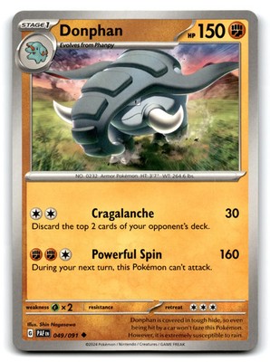 2024 Pokemon Donphan #49/91