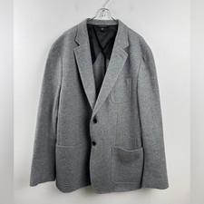 Banana Republic Men Slim Fit Wool Blend Sport Coat Grey 44R