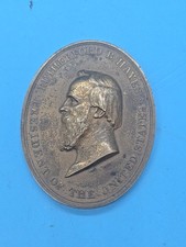 President Rutherford B Hayes Peace Medal US Mint Restrike Medal Bronze  morgan