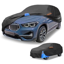 Universal Car Cover Waterproof All Weather 190T Polyester, UV Sun Rain Protec...