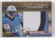 2012 Certified Freshman Fabric Mirror Gold 22/25 Kendall Wright #322 1h6a