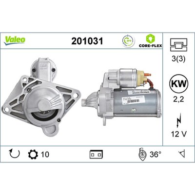 Starter VALEO 201031