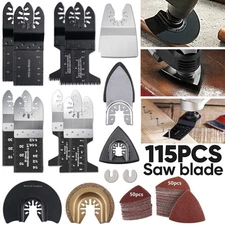 Multi Tool Saw Blades Wood Metal Carbon Steel Cut Cutter Set For Dewalt Fein Lot